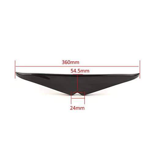 Couverture de phare de moto noir brillant pour Harley Road Glide 2015-up - 3