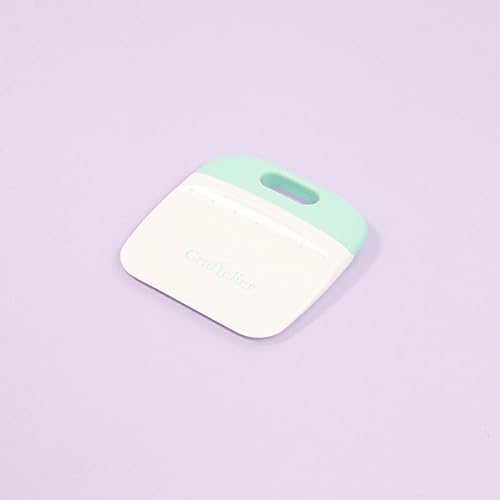 Craftelier - Set de Espátula y Raspador | Herramientas Esenciales para Trabajar con Diversos Materiales de Scrapbooking y otras Manualidades como Vinilo y Papel | Color Blanco y Turquesa