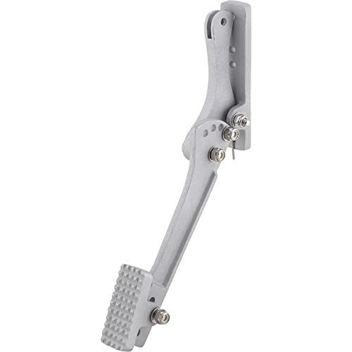 Speedway Motors Cast Aluminum Accelerator Throttle Pedal Assembly with Mr Gasket Stainless Braided Cable Kit Includes Hardware Adjustable Design 11 Inch Pedal Length - Thumbnail 4
