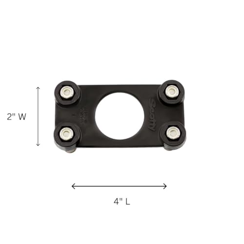 Scotty 441 placa de respaldo negra accesorio náutico de fijación para base kayak 3