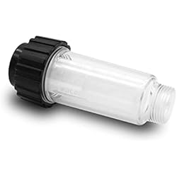 Filtro De Agua Para Lavarropas 1x Filtro de Agua Que Incluye Inserto de Filtro (5.731-050.0) para Todas Las lavadoras a presión Karcher con conexión de Agua de 3/4 de Pulgada como Karcher K2-K7 Compatible con 4.730-059.0