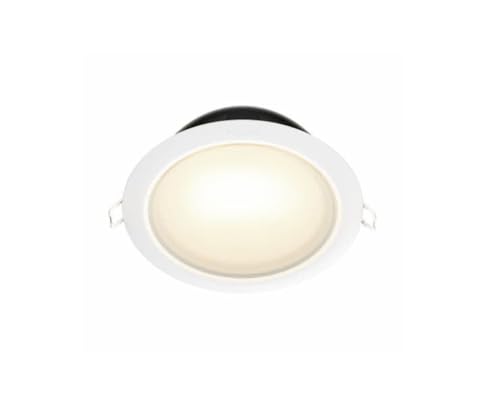 Image of PHILIPS Hue Smart 10.5W Garnea White Ambience Downlight 150mm Compatible with Amazon Alexa, Apple HomeKit, and The Google Assistant (2200-6500 K) Pack of 4 (1no hue Remote Included)