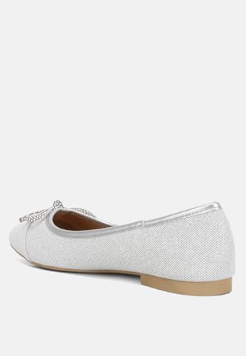 Gizeh Women Rhinestone Embellished Ballerinas4