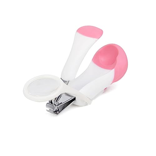 CIYODO Pet Nail Clippers for Guinea Pigs and Hamsters Magnifying Glass Soft Handle Comfortable Grip for Pet Grooming Random Color