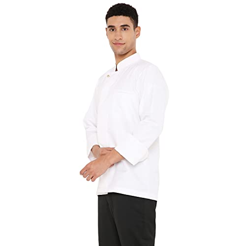 Image of Associated Uniforms Premium Plain Full sleeve Chef Coat (Chef Jacket - Smart Fit)