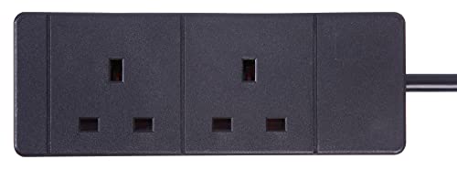 PRO ELEC 2 Gang Extension Lead 13A UK Plug 250V 5m Cable PELB1738