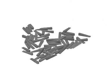 Tectool 18045 - Cuñas para azulejos (plástico, 250 unidades, 30 x 7 x 0,5 mm) Cover