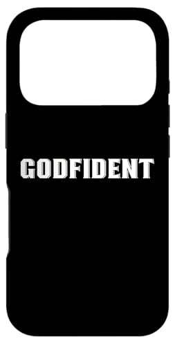 Godfident �N���X�`���� �M�� �_�ւ̐M�� �@������ �X�}�z�P�[�X iPhone 17 Pro �p