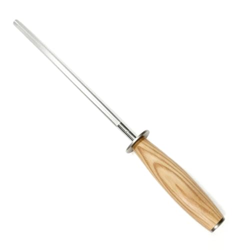 Kangdelun 8" Sharpening Steel - Professional Honing Rod for Kitchen Knives, High-Carbon Steel Rod, Heat-Treated Natural Ash Wood Handle, Premium Gift Box by kangdelun - Used condition - US$9.90