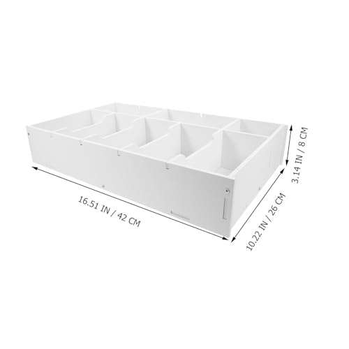 Boîte de rangement robuste en PVC avec assemblage facile pour bureau