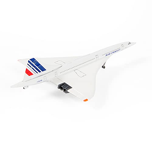 1/400 Skala Diecast Flugzeugmodell, Air France 1976-2003 Concorde Flugzeug Modell Miniaturmodelle Sammlung Geschenk