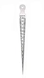 AZLAAN Bore Gauge/Taper Gauge 1-16 MM Stainless Steel Hole Size Gauge pack of 1