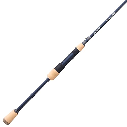 Pflueger 7' President XT Spinning Rod, Medium Power, 2-Piece Graphite Rod, Light and Sensitive Fishing Rod Ideal for Bass, Walleye, Panfish, Trout and Steelhead by Pflueger - Used condition - US$74.04