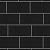 SomerTile Crown Heights 3"x 6" Matte Black Ceramic Wall Tile
