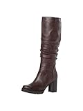 Absatzhöhe: 8.5 Cm Marco Tozzi Damen 2-2-25601-29 Kniehohe Stiefel, Cafe, 39 EU