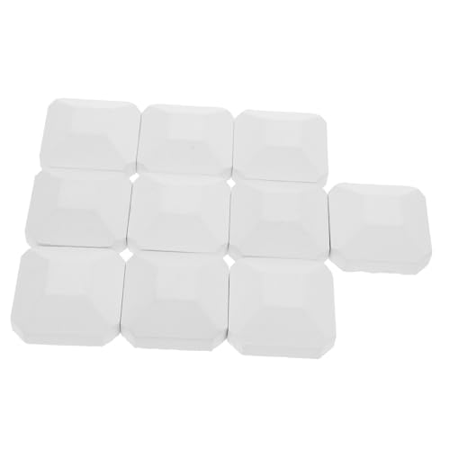 ABOOFAN Briquetas De Repuesto De Cordierita 2x2 Pulgadas Para Parrilla De Gas, 10 Unidades, Resistentes a Altas Temperaturas, Distribuidor Uniforme De Calor, Compatibles Para Barbacoa Al Aire Libre