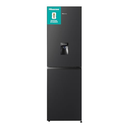 Hisense RB327N4WBE 256 Litre 50/50 Freestanding Frost Free Fridge Freezer with Water Dispenser - E Rating