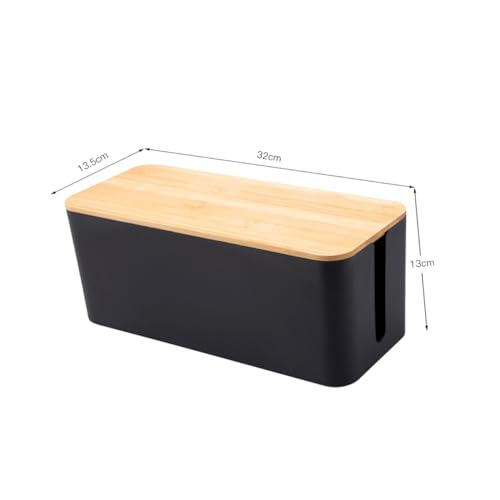 Boîte de gestion de câbles et organisateur de bureau pour multiprises