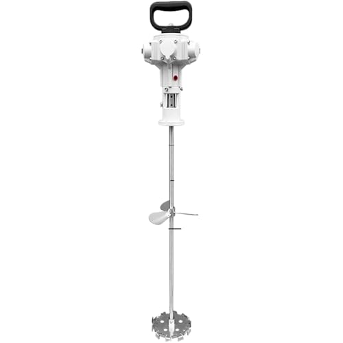 Power Mixer Pneumatic Agitator Clamp-On Drum Agitator Industrial-Grade Pneumatic Shaker Paint Stirring Tool，Automatic Pneumatic Paint Mixer Machine, 100 Gallon Air Agitator & Shaker, Stainle