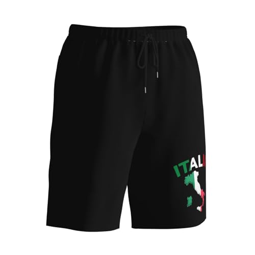 Italia Italy Italian Flag Mens Swim Trunks Quick Dry Board Shorts 7" - Hawaii Beach Swimwear4