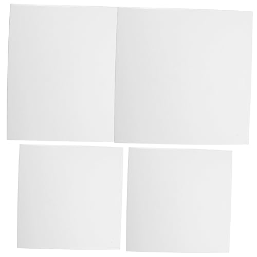 GRIRIW 4pcs Square Cake Boards Thickened Cake Drums for Birthday Wedding and Party Display for Cupcakes Pastries and Desserts