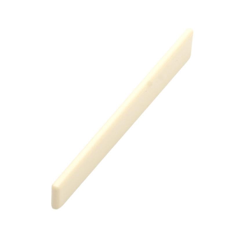 Colaxi String Guitar Nut Slotted Bass Nut Easy to Install Guitar Parts Flat Bottom String Instrument Luthier Accessory Replacement, down Guitar nut