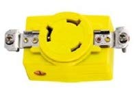 Hubbell Hbl328dcr 30a 28v Dc Locking Receptacle