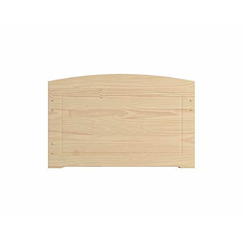 Cama Solteiro com Cama Auxiliar Ulli Natural e Branca