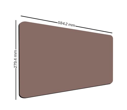 Image of ON TREND Premium Extended Mouse Pad, Large Premium Desk Mat Anti Skid Rubber Base for Desktop Laptop PC Office Gaming (Size- 23 X 11 x 0.12 Inch) (Chocolate)