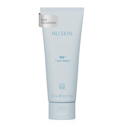 Nu Skin 180 Face Wash | Moisturizing Cleanser with Vitamin C for Mature Skin | Hydrating Facial Cleanser for Fine Lines & Skin Texture | 2.5 Fl Oz | 1 Pack