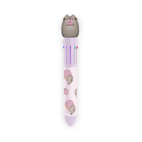 Grupo Erik Multicoloured Pen - Pusheen Stationery | 10 In 1 Ballpoint Pen With 3D Cat Topper | Pusheen Gifts Under 10 Pounds, Kawaii Stationery Grupo Erik Multicoloured Pen - Pusheen Stationery | 10 In 1 Ballpoint Pen With 3D Cat Topper | Pusheen Gifts Under 10 Pounds, Kawaii Stationery