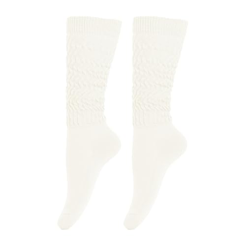 Image of Gvhntk Slouch Socks Women 80s 90s Scrunch Socks Extra Long Slouchy Sock Knee High Sock