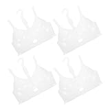 BUGUUYO 4 Piezas Expositor de Ropa Femenino de Plástico Hueco con Parte Superior Trasera para Colgar para Tiendas de Lencería Moda y Exhibiciones