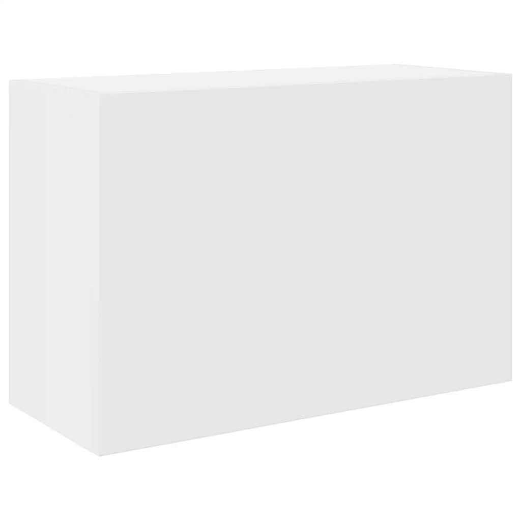 Gecheer Bad-Wandschrank Hängeschrank Badschrank Küchenschrank Medizinschrank Badmöbel Weiß 60x25x40 cm Holzwerkstoff