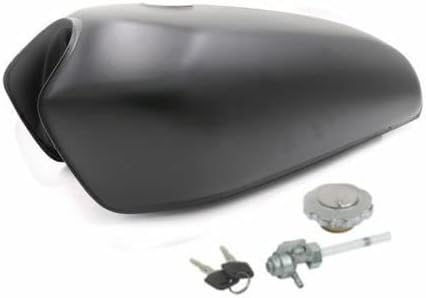 9L 2.4Gal Retro Vintage Fuel Gas Tank Cap For Honda CG 125 Cafe Racer Old School Matt Black
