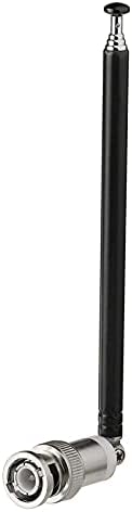 Bingfu VHF UHF 5-Sections 42cm Telescopic Radio Scanner Antenna with BNC Connector for CB Radio Scanner Amateur Radio Two-way Radio Mobile Scanner FM Transmitter Wireless Microphone Receiver