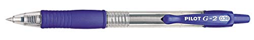 Bolígrafo Roller Ball Extra Fino G2 Azul x12