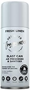 Designer Fragrances Royal Oud Leather Blast Can  Air Freshener, Use in Cars, At Home, On Furniture & Shoes  Dry Mist Quick Release Spray  Deodorizes & Neutralises Smells 400ml,package may vary