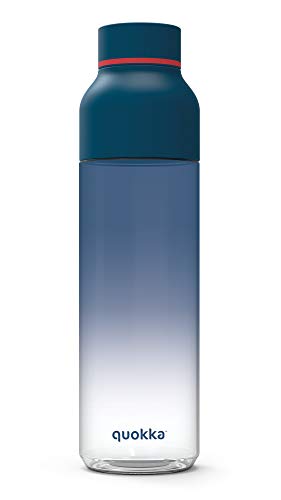 Quokka Ice - Navy 570 ML| Botella de Agua Reutilizable de Tritan - Libre de BPA | Amplia Apertura para Rellenar y con tapón antigoteo