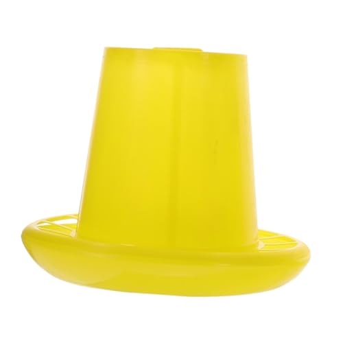 Milisten Hühnerfutterbehälter Mehrwegfutterspender Geflügelkäfigtröge Kunststoff Futterzubehör Anti-Spritz-futtertröge Geflügelfutterbehälter Hühnerfutterspender Taubenfuttertrog