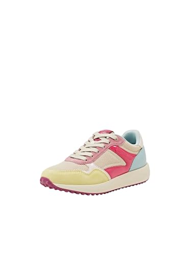 ESPRIT Damen Lace-up Sneaker, Pastel Yellow, 40 EU