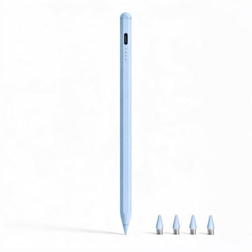 Stylus Pen for Samsung Galaxy Tab A11 / A11+, A9 / A9+, A8, A7 Lite, Active Capacitive Pencil for Samsung Android Tablet & iOS Touchscreens, High Precision Digital Pen with 4 Tips (Blue)