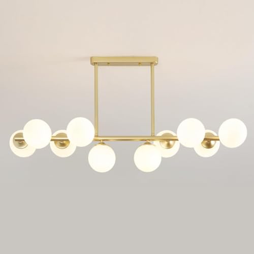 Suspension table salle à manger lustre linéaire doré YSJNGF salon