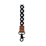 Thread Wallets Wristlet Keychain Strap for Men & Women, Wristlet Keychain for Badge, Wallet, and Phone Wrist Strap (Polka Dot, One Size)