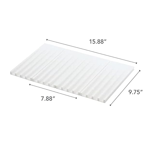 Yamazaki Home Tower Foldable Drainer Tray ¨C Kitchen Dish Drying Mat