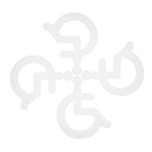 Angoily 4pcs Wheelchair Disabled Restroom Sign Acrylic Lavatory Indicator for