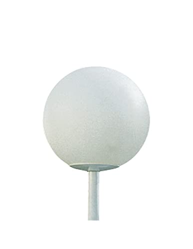 Farola jardín bola 40cm contra deslumbramientos con base y rosca E27 2