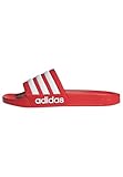adidas Adult Adilette Shower Vivid Red/White/Vivid Red 10