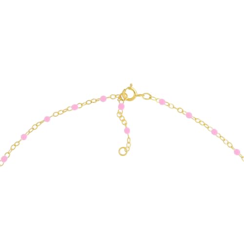 Collar para mujer gargantilla de cuentas finas estilo playero ajustable 4