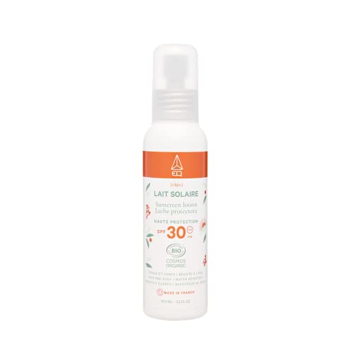 EQ Lait Solaire SPF30-100ml - Haute protection solaire - Certifié BIO par Ecocert